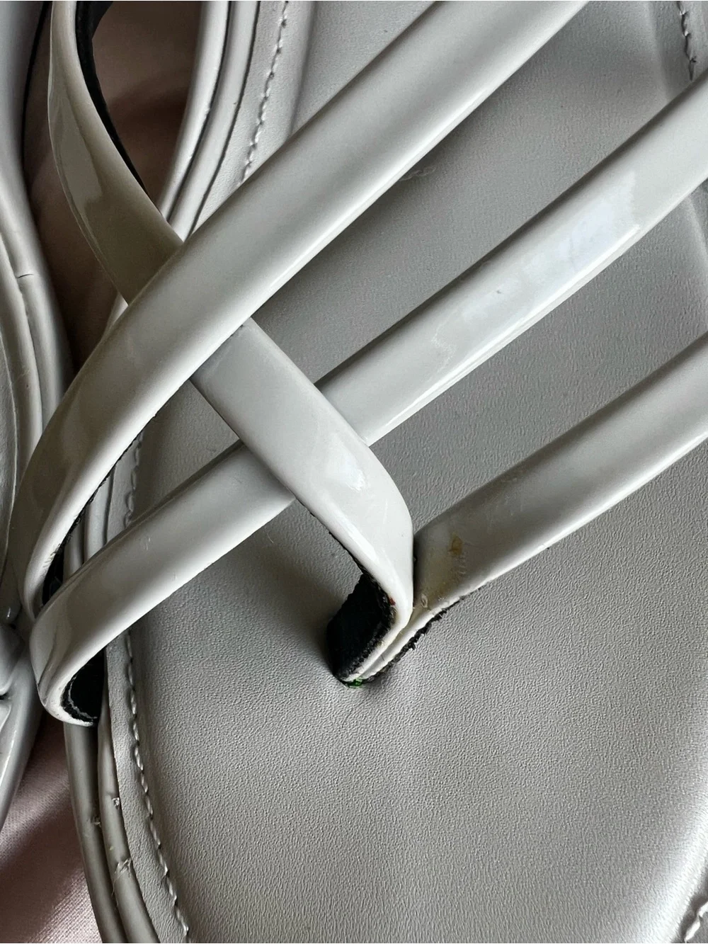 Zara White Multi-Strap Slide Sandals - Picture 5 of 8